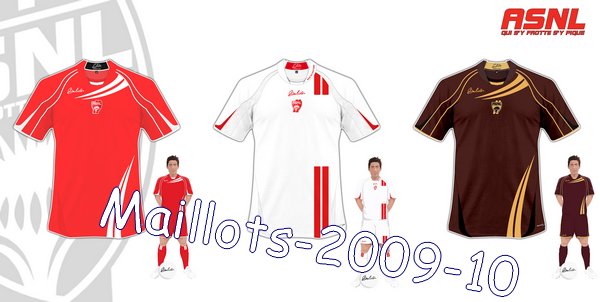 nouveaux maillot 2009 2010