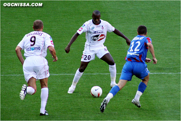 Habib Bamogo, pour son première match sous les couleurs niçoises