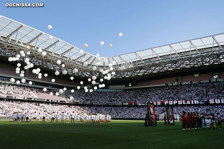 Les 85 ballons sont lachés dans les airs