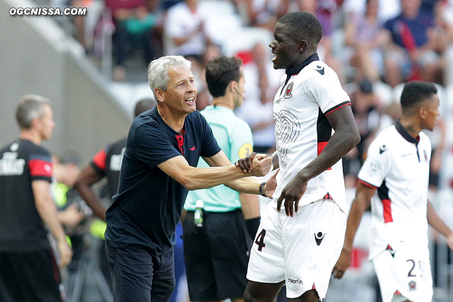 Malang Sarr va remercier son coach Lucien Favre