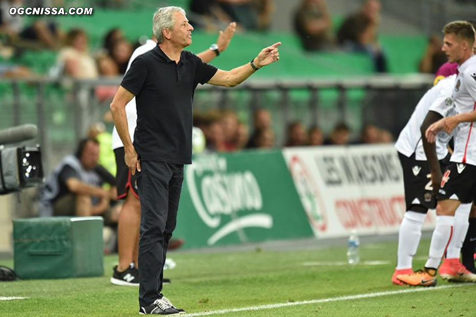 Malgré les consignes de Lucien Favre, Nice ne parviendra pas à revenir et débute par une défaite