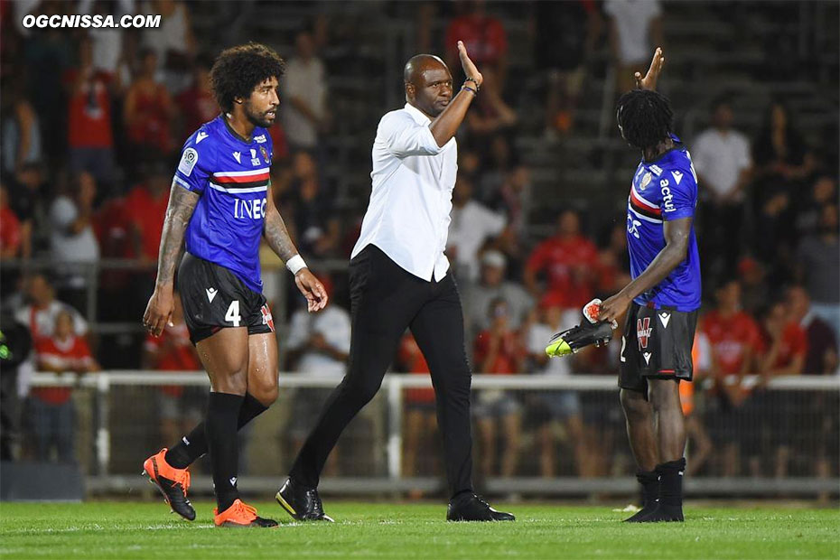 Prochain rendez-vous pour Patrick Vieira et Dante Bonfim contre l'OM, le mercredi 28 août à l'Allianz Riviera !