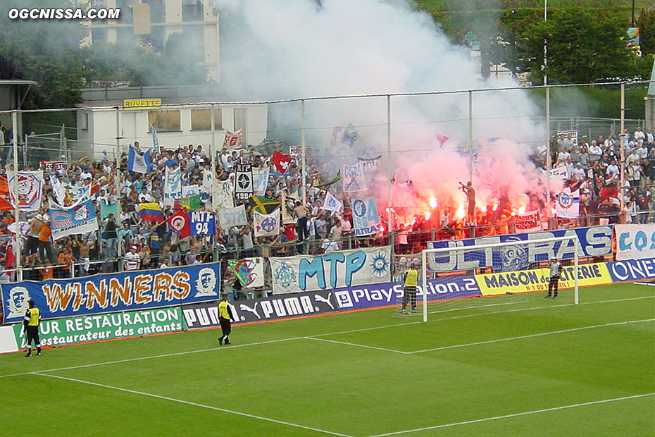 Les supporters visiteurs