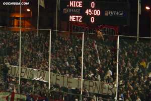 Nice - Metz : 0 - 0 (Coupe de France - 4 janvier 2003)