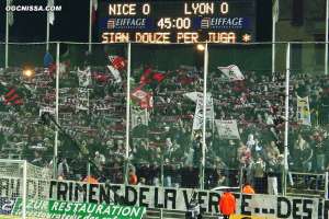 Nice - Lyon : 0 - 1 (23 mars 2003)