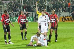 Nice - Lyon : 0 - 1 (23 mars 2003)