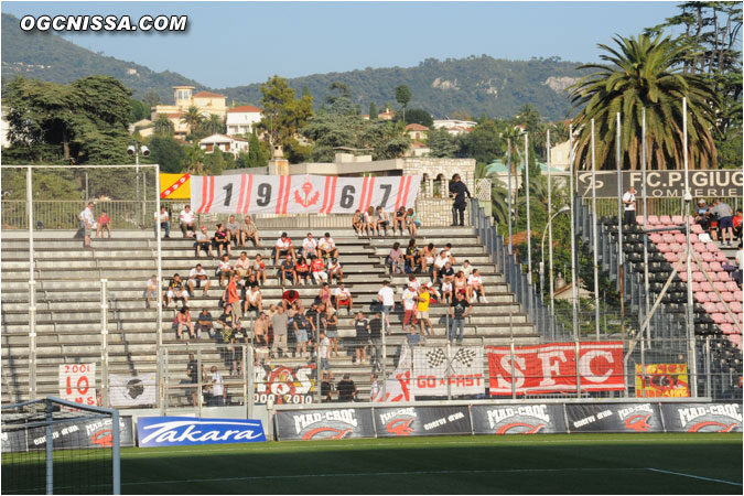 Les supporters visiteurs