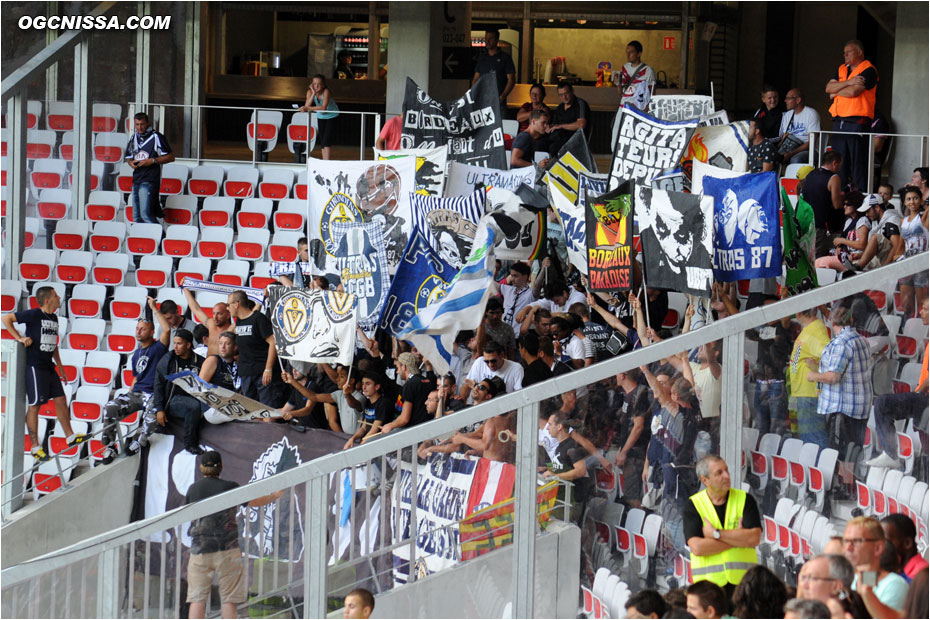 Les supporters visiteurs