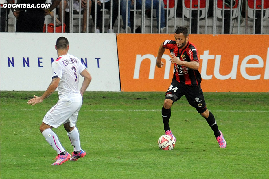 Le jeune Franck Honorat rentrera en fin de match