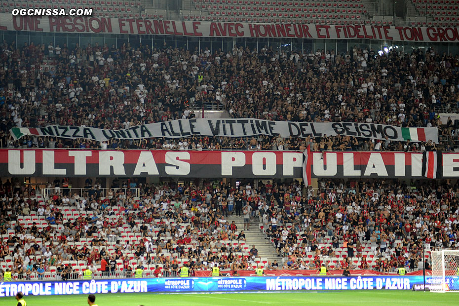 La BSN déploit un message de soutien aux victimes du tremblement de terre en Italie