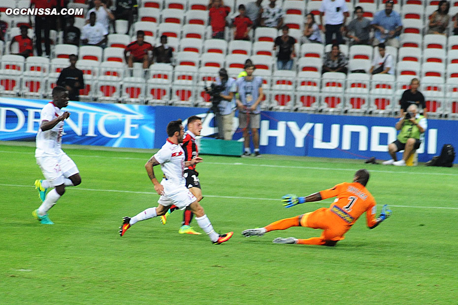 Remi Walter perd son face à face en fin de match