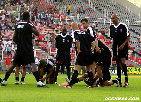 Serge Die, Christophe Meslin, Romain Pitau et Sammy Traoré