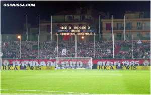 Nice - Rennes : 3 - 1 (13 mars 2004)