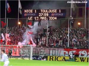 Nice - Toulouse : 1 - 1 (12 mai 2004)