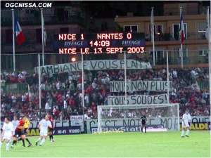 Nice - Nantes : 1 - 0 (13 septembre 2003)