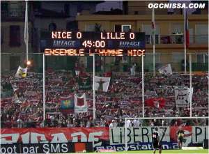 Nice - Lille : 2 - 0 (20 septembre 2003)