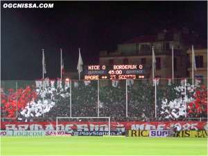 Nice - Bordeaux : 0 - 0 (25 octobre 2003)