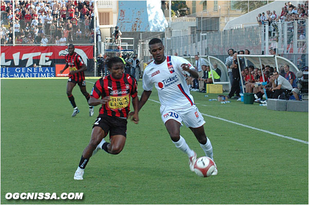 Bakari Koné ne jouera qu'un quart d'heure, avant de sortir blessé