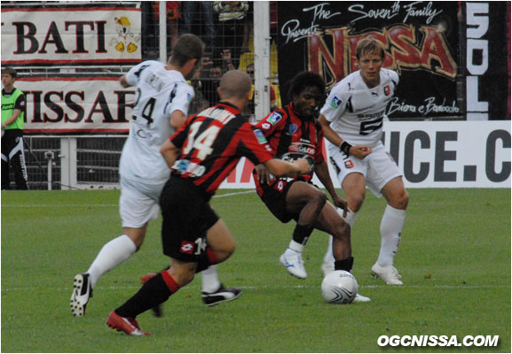 Baky Koné très en jambe en ce début de match