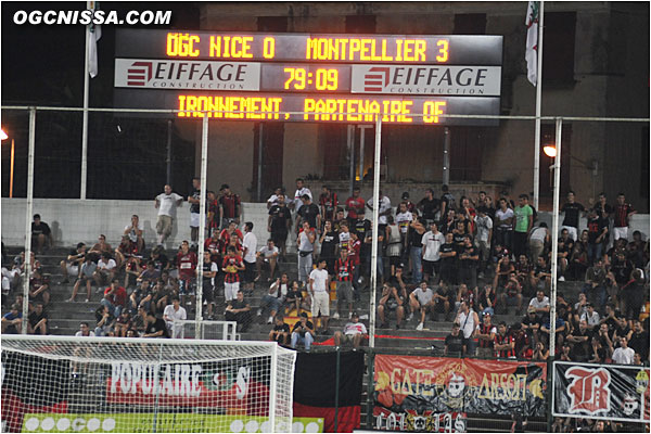 0 - 3, ce sera le score final, dans une BSN à moitier vide.