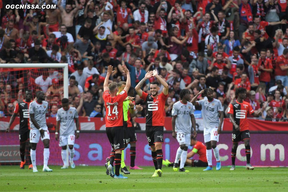 Rennes ouvre le score