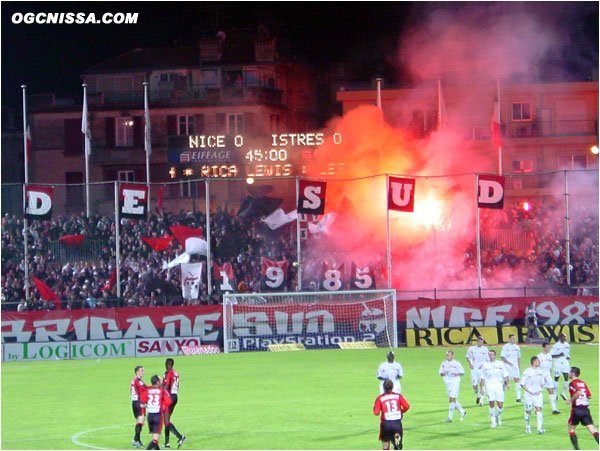 Match nul et vierge entre Niçois et Istréens. La BSN est en feu