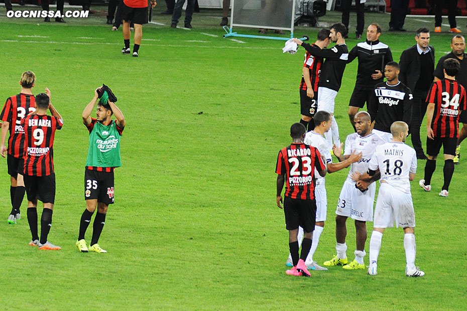 Nice s'incline à domicile face à Guingamp et devra se rattraper samedi prochain à Bastia.