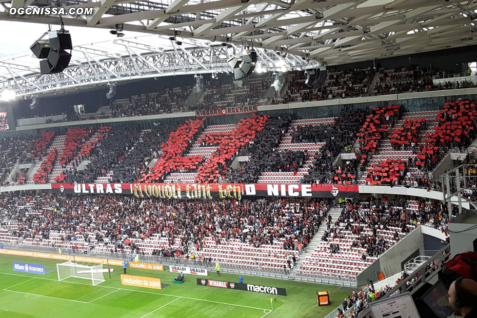 Le tifo de la BSN