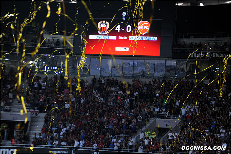 4 à 0 ! Nice ne pouvait pas mieux débuter dans son nouveau stade