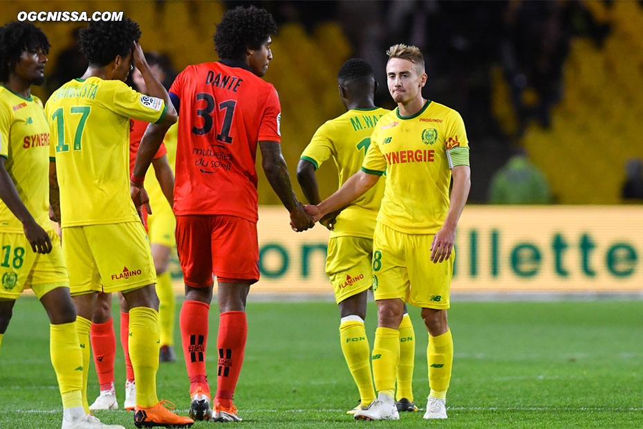 C'est terminé. Le Gym de Dante Bonfim s'impose à Nantes et peut maintenant voir venir le PSG, samedi prochain.