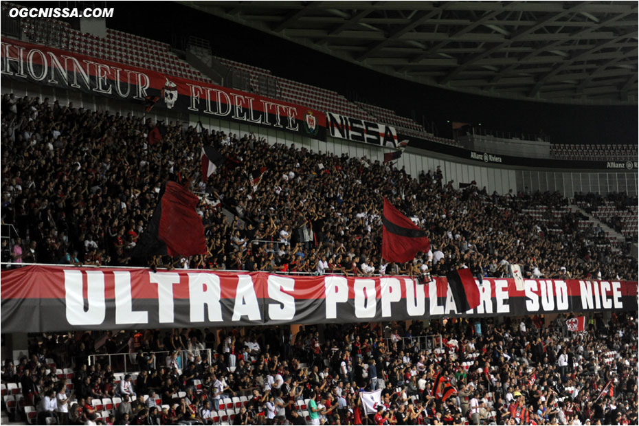 Nouvelle bâche en BSN pour cette rencontre face à Guingamp