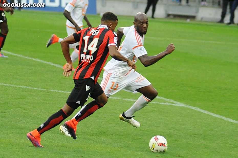 Alassane Plea, entré en fin de match