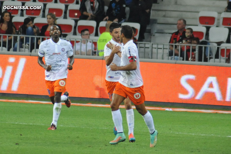 Montpellier de Souleymane Camara ouvre le score sur corner