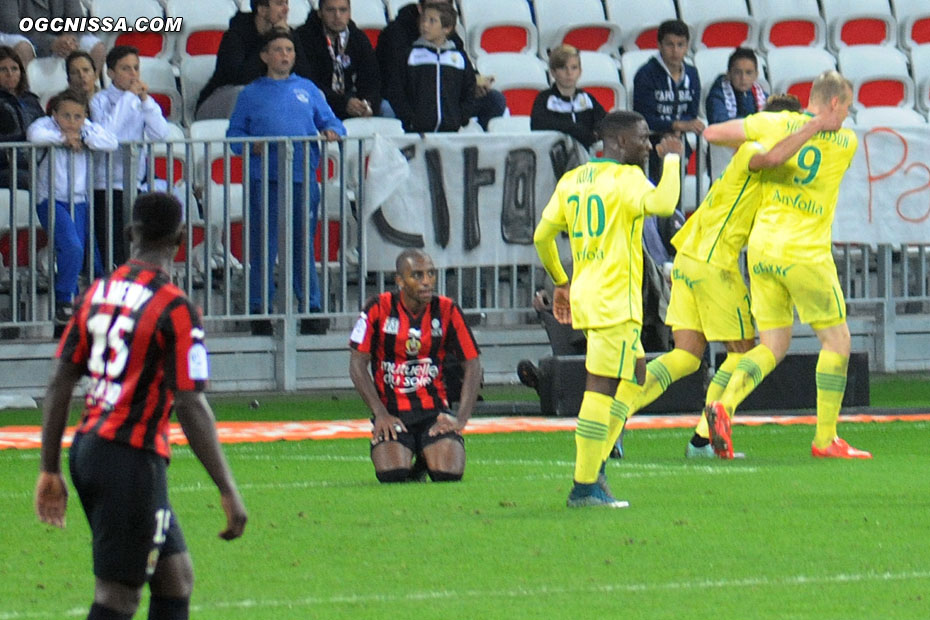 Sur un contre, c'est finalement Nantes qui reprend l'avantage