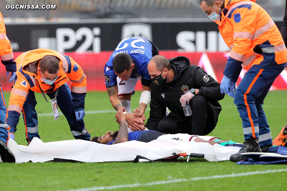 Rony Lopes vient soutenir son capitaine