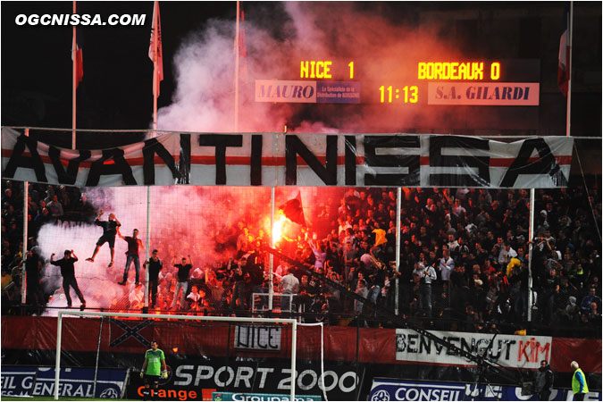 La joie des supporters