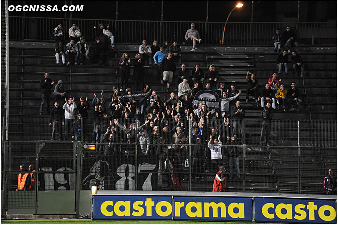 Les supporters visiteurs