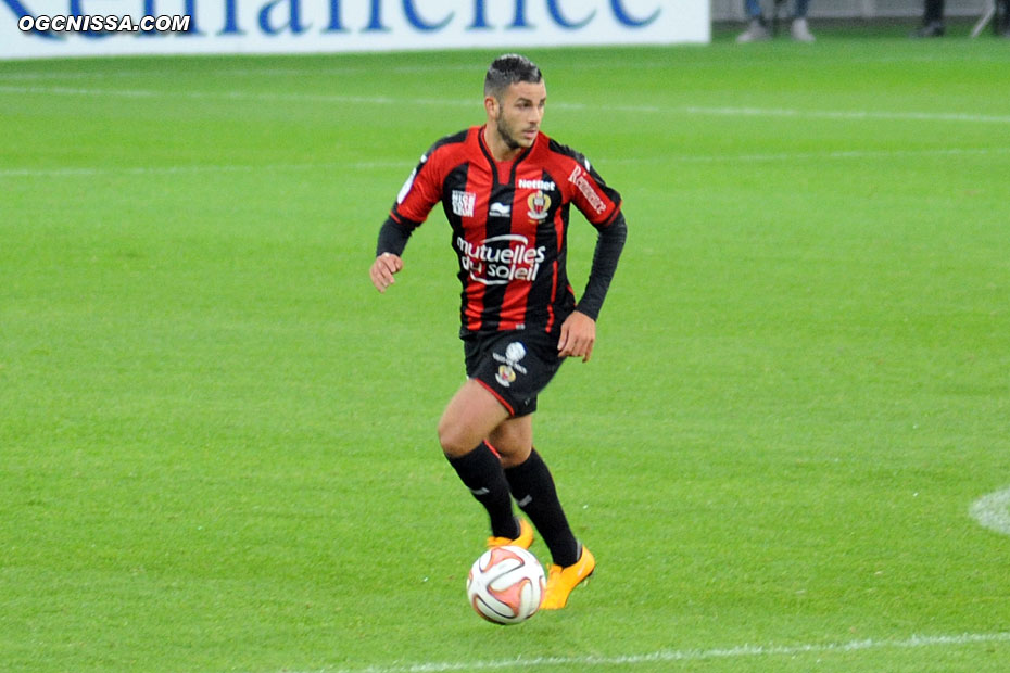 Valentin Eysseric rentrera en fin de match, alors que Lyon a pris l'avantage