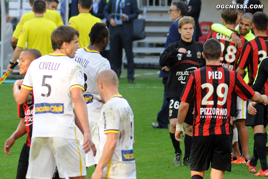 Mahamane Traoré et Renato Civelli