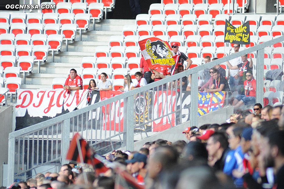 Quelques supporters dijonnais