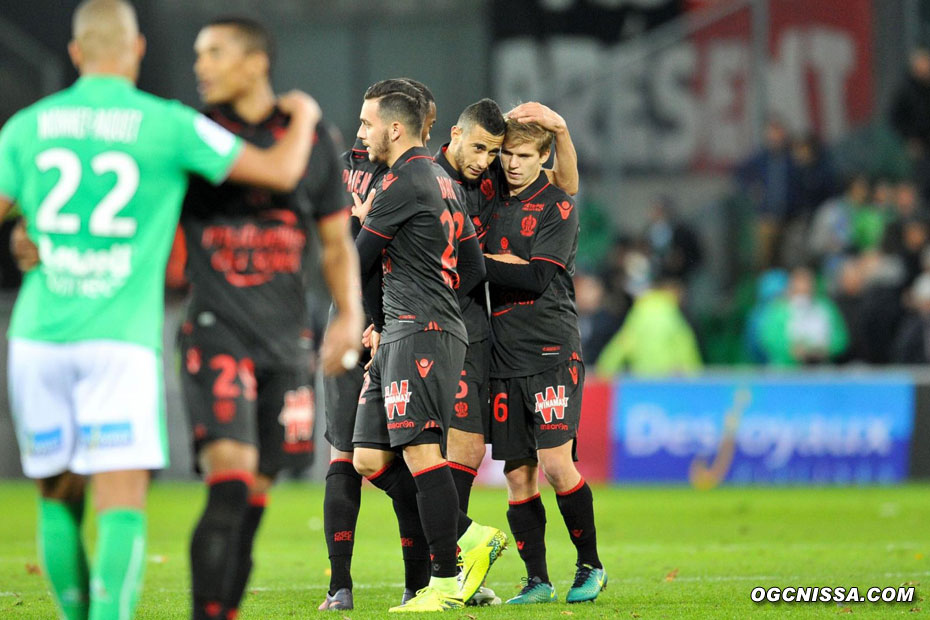 C'est terminé, Nice s'impose 1 à 0. Younes Belhanda et Vincent Koziello peuvent penser au déplacement chez Shalke 04, en Europa League, jeudi prochain.