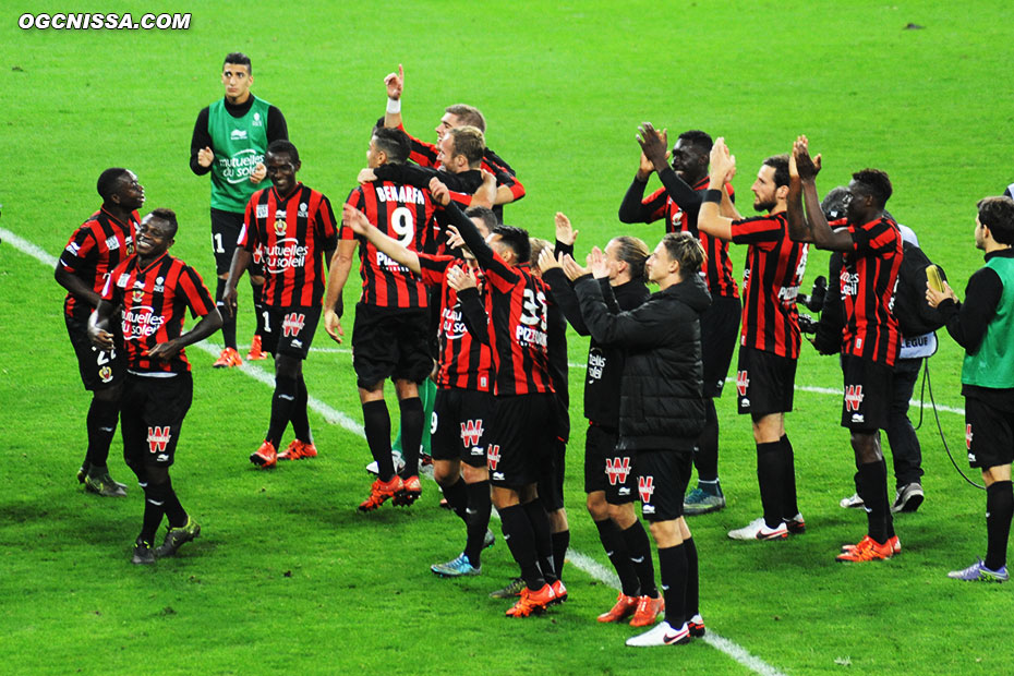 Belle joir pour tous les joueurs, dont Stephan Raheriharimanana, qui a fêté sa première en L1