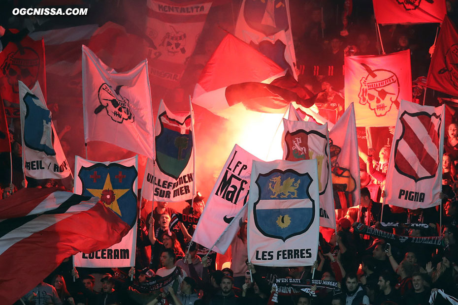 Les drapeaux du comté de Nice en BSN