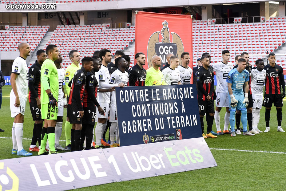 Message contre le racisme