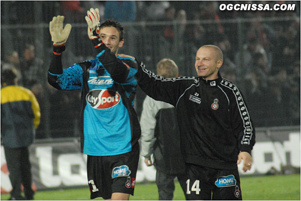 Les niçois d'Hugo Lloris et Florent Balmont peuvent maintenant regarder vers le prochain adversaire, l'AS Monaco, samedi prochain au Louis-II