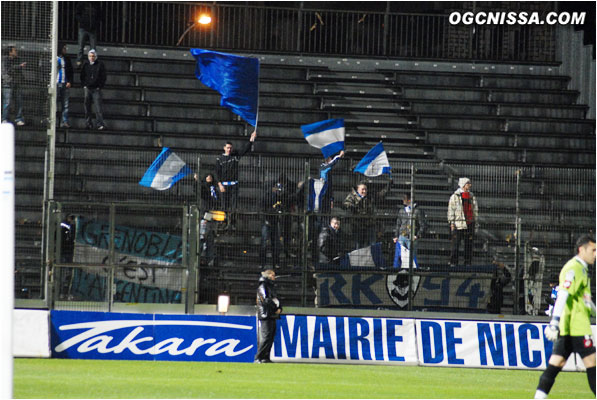 Les supporters visiteurs