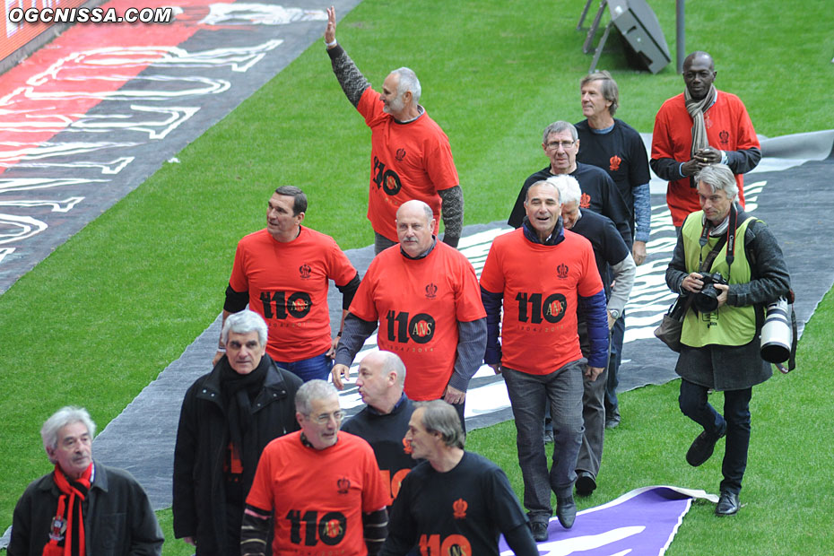 La génération 70 a l'honneur pour l'avant match