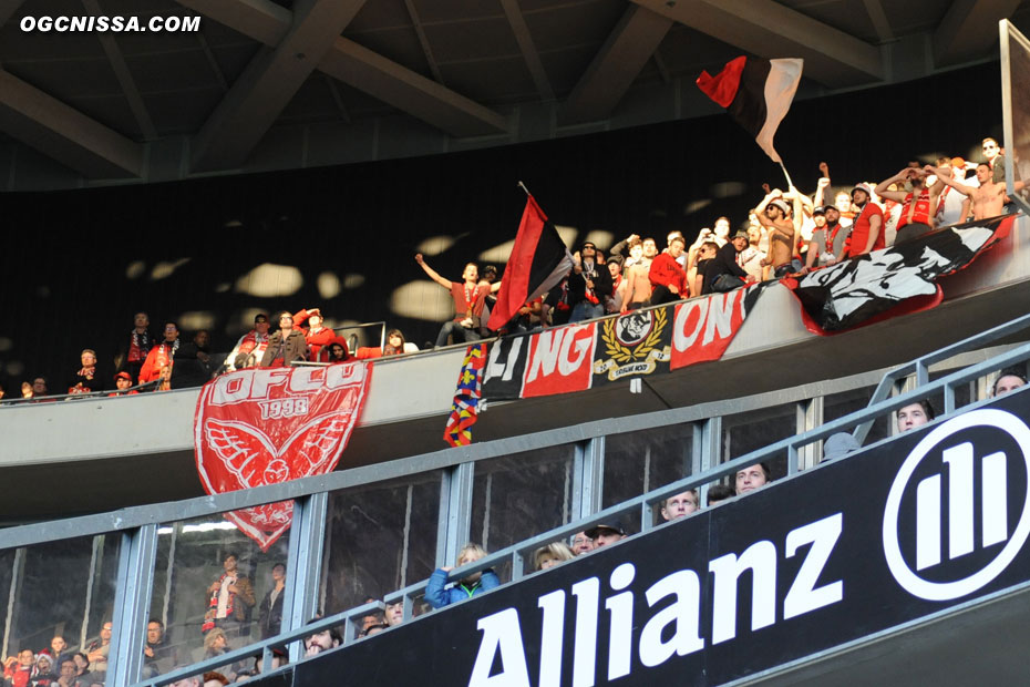 Les supporters visiteurs