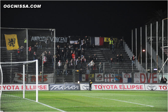 Les supporters visiteurs