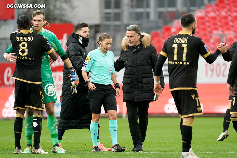 Christophe Galtier va plaider la cause de Schneiderlin à la fin du match